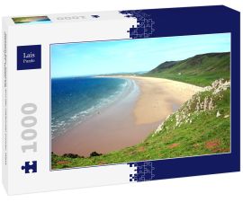 Lais Puzzle - Rhossili Bay, Rhossili, auf der Halbinsel Gower, West Glamorgan, Wales, UK - 1.000 Teile