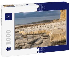 Lais Puzzle - Die Steine und Klippen von Monknash Beach, Vale of Glamorgan, Wales, UK - 1.000 Teile