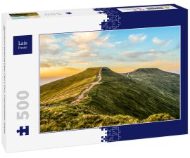 Lais Puzzle - Sonnenuntergang über Pen Y Fan, Gebirgskette, Wales UK - 500 Teile