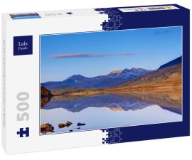 Lais Puzzle - See bei Capel Curig mit Snowdon im Rücken - 500 Teile