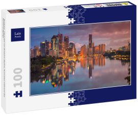 Lais Puzzle - Brisbane. Cityscape von Brisbane Skyline, Australien während des Sonnenaufgangs - 100 Teile