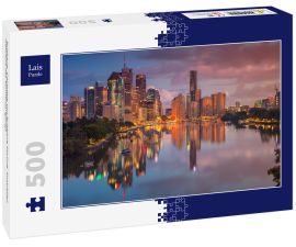 Lais Puzzle - Brisbane. Cityscape von Brisbane Skyline, Australien während des Sonnenaufgangs - 500 Teile