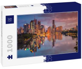 Lais Puzzle - Brisbane. Cityscape von Brisbane Skyline, Australien während des Sonnenaufgangs - 1.000 Teile