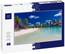 Lais Puzzle - Streets Beach im South Bank Parkland, Brisbane, Australien - 100 Teile