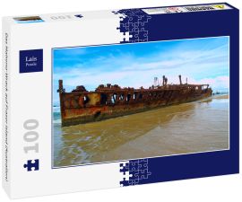 Lais Puzzle - Das Maheno-Wrack auf Fraser Island (Australien) - 100 Teile