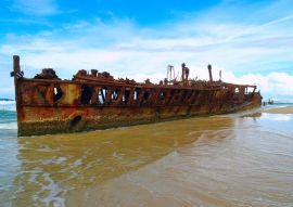 Lais Puzzle - Das Maheno-Wrack auf Fraser Island (Australien) - 500 & 1.000 Teile