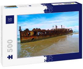 Lais Puzzle - Das Maheno-Wrack auf Fraser Island (Australien) - 500 Teile
