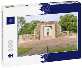 Lais Puzzle - Die Ruinen des Rathauses von Darwin, Australien, an einem sonnigen Tag - 100 Teile