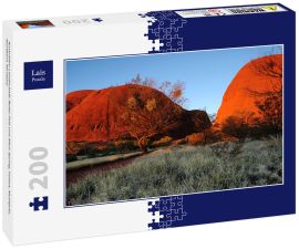 Lais Puzzle - Australien Landschaft: Roter Fels von Alice Spring, Yulara, Mutitjulu, Northern Territory - 200 Teile