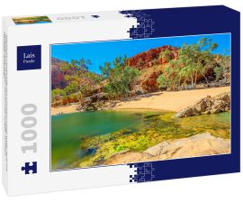 Lais Puzzle - Szenische Landschaft von Ormiston Gorge Water Hole mit Geistergummi in West MacDonnell Ranges, Northern Territory, Australien - 1.000 Teile
