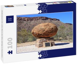 Lais Puzzle - Gedenkstein für John Flynn bei Alice Spings in Australien - 100 Teile