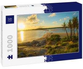 Lais Puzzle - Dramatischer Sonnenaufgang am Strand von East Woody, einem bei Touristen beliebten Ort in Nhulunby, einer Gemeinde auf der Gove Peninsula im Bundesstaat Northern Territory in Australien - 1.000 Teile