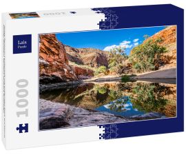 Lais Puzzle - Rotes Zentrum Landschaft mit entfernten Blick auf Mount Sonder Northern Territory Outback Australien - 1.000 Teile