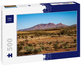 Lais Puzzle - Rotes Zentrum Landschaft mit entfernten Blick auf Mount Sonder Northern Territory Outback Australien - 500 Teile