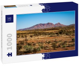 Lais Puzzle - Rotes Zentrum Landschaft mit entfernten Blick auf Mount Sonder Northern Territory Outback Australien - 1.000 Teile