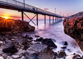 Lais Puzzle - Nightcliff Jetty Sonnenuntergang, Darwin, Nordterritorium, Australien - 500 & 1.000 Teile