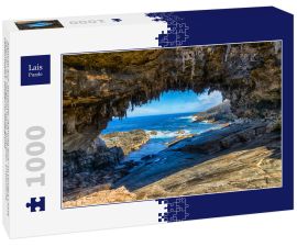 Lais Puzzle - Admirals Arch. Berühmter "Admirals Arch" im Flinders Chase National Park, Kangaroo Island, Australien. Erstaunliche Felsformation, Robben im Hintergrund - 1.000 Teile