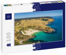 Lais Puzzle - Luftbildpanorama der Nordküste von Kangaroo Island, Südaustralien - 100 Teile