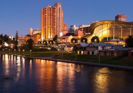 Lais Puzzle - Adelaide, Südaustralien, bei Nacht - 500 & 1.000 Teile