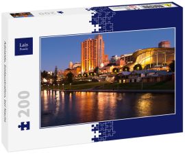 Lais Puzzle - Adelaide, Südaustralien, bei Nacht - 200 Teile