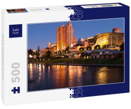 Lais Puzzle - Adelaide, Südaustralien, bei Nacht - 500 Teile