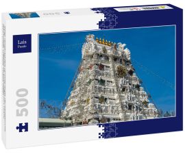 Lais Puzzle - Balaji-Tempel auf dem Tirumala-Hügel. Der meistbesuchte Ort der Hindu-Pilgerschaft. Sri Venkateswara Swamy Vaari-Tempel, Tirumala, Tirupati, Indien - 500 Teile
