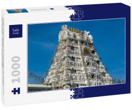 Lais Puzzle - Balaji-Tempel auf dem Tirumala-Hügel. Der meistbesuchte Ort der Hindu-Pilgerschaft. Sri Venkateswara Swamy Vaari-Tempel, Tirumala, Tirupati, Indien - 1.000 Teile