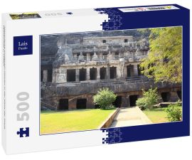 Lais Puzzle - Historische Undavalli-Höhlen in der Nähe der Stadt Vijayawada in Indien - 500 Teile