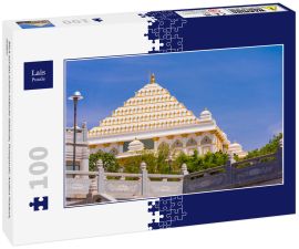 Lais Puzzle - Blick auf das schöne indische Gebäude, Puttaparthi, Andhra Pradesh, Indien - 100 Teile