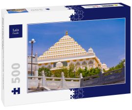 Lais Puzzle - Blick auf das schöne indische Gebäude, Puttaparthi, Andhra Pradesh, Indien - 500 Teile