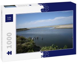 Lais Puzzle - Ufer des Flusses Brahmaputra in Dibrugarh, Assam, Indien - 1.000 Teile