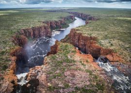 Lais Puzzle - Luftaufnahme des King George River, North Kimberley, Westaustralien - 500 & 1.000 Teile