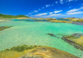 Lais Puzzle - Landschaftlich ruhiges türkisfarbenes Wasser des Greens Pool im William Bay National Park, Denmark, Westaustralien - 500 & 1.000 Teile