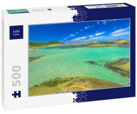 Lais Puzzle - Landschaftlich ruhiges türkisfarbenes Wasser des Greens Pool im William Bay National Park, Denmark, Westaustralien - 500 Teile