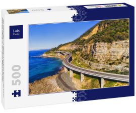Lais Puzzle - Sea Cliff Bridge und Lawrence Hargrave Drive Bridge führen über die Klippen von Illawarra in der nördlichen Illawarra-Region von New South Wales, Australien - 500 Teile