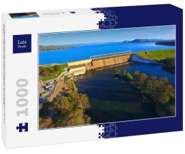 Lais Puzzle - Luftaufnahme des Hume-Wehrs am Lake Hume am Beginn des Murray River, Albury, Australien - 1.000 Teile