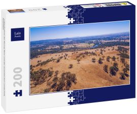 Lais Puzzle - Luftaufnahme des Murray River und der australischen Landschaft, Australien - 200 Teile