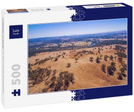 Lais Puzzle - Luftaufnahme des Murray River und der australischen Landschaft, Australien - 500 Teile