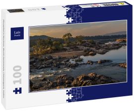 Lais Puzzle - Flusspfad in Muchnar, Bezirk Dantewada, Chhattisgarh, Indien - 100 Teile