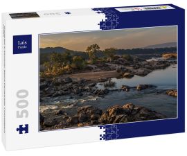 Lais Puzzle - Flusspfad in Muchnar, Bezirk Dantewada, Chhattisgarh, Indien - 500 Teile