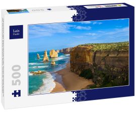 Lais Puzzle - Panorama des Wahrzeichens der Zwölf Apostel entlang der berühmten Great Ocean Road, Victoria, Australien - 500 Teile