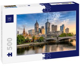 Lais Puzzle - Das zentrale Geschäftsviertel von Melbourne, Australien - 500 Teile