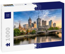 Lais Puzzle - Das zentrale Geschäftsviertel von Melbourne, Australien - 1.000 Teile