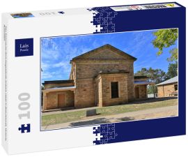 Lais Puzzle - Das historische Gerichtsgebäude (erbaut 1859) in Beechworth, Victoria, Australien - 100 Teile