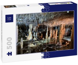 Lais Puzzle - Parks Victoria Buchan Caves, Stalaktiten und Stalagmiten im Inneren der Royal Cave, Australien - 500 Teile