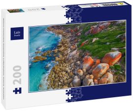Lais Puzzle - Wilsons Promontory Küstenlinie, Luftaufnahme, Victoria, Australien - 200 Teile