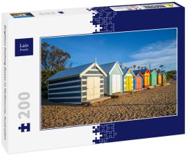 Lais Puzzle - Brighton Bathing Boxes in Melbourne, Australien - 200 Teile