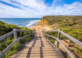 Lais Puzzle - Spaziergang am legendären Bells Beach - dem Strand des Kultfilms Point Break, in der Nähe von Torquay, dem Tor zur Surf Coast von Victoria, Australien - 500 & 1.000 Teile