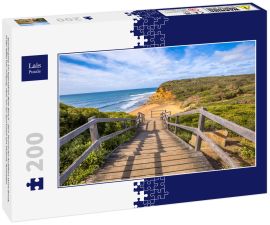 Lais Puzzle - Spaziergang am legendären Bells Beach - dem Strand des Kultfilms Point Break, in der Nähe von Torquay, dem Tor zur Surf Coast von Victoria, Australien - 200 Teile