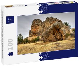 Lais Puzzle - Felsformation im Mount Arapiles State Park in der Region Wimmera in Victoria, Australien - ein bekanntes Ziel für Kletterer - 100 Teile